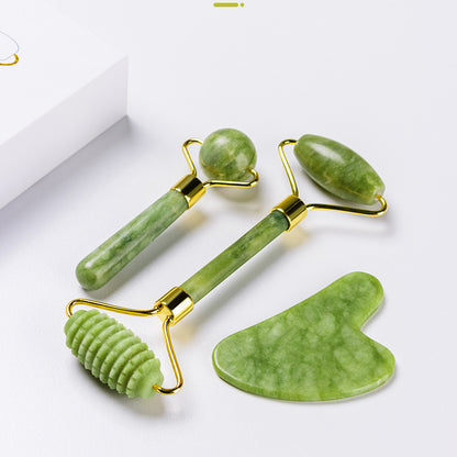 Natural Jade Face Roller & Gua Sha